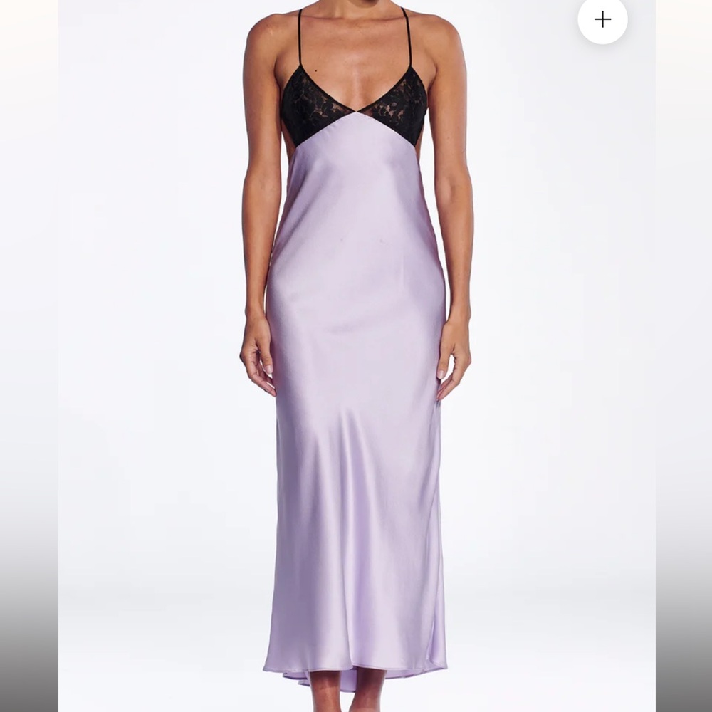 NWT The Sei Bias Midi Dress in Icy Lilac